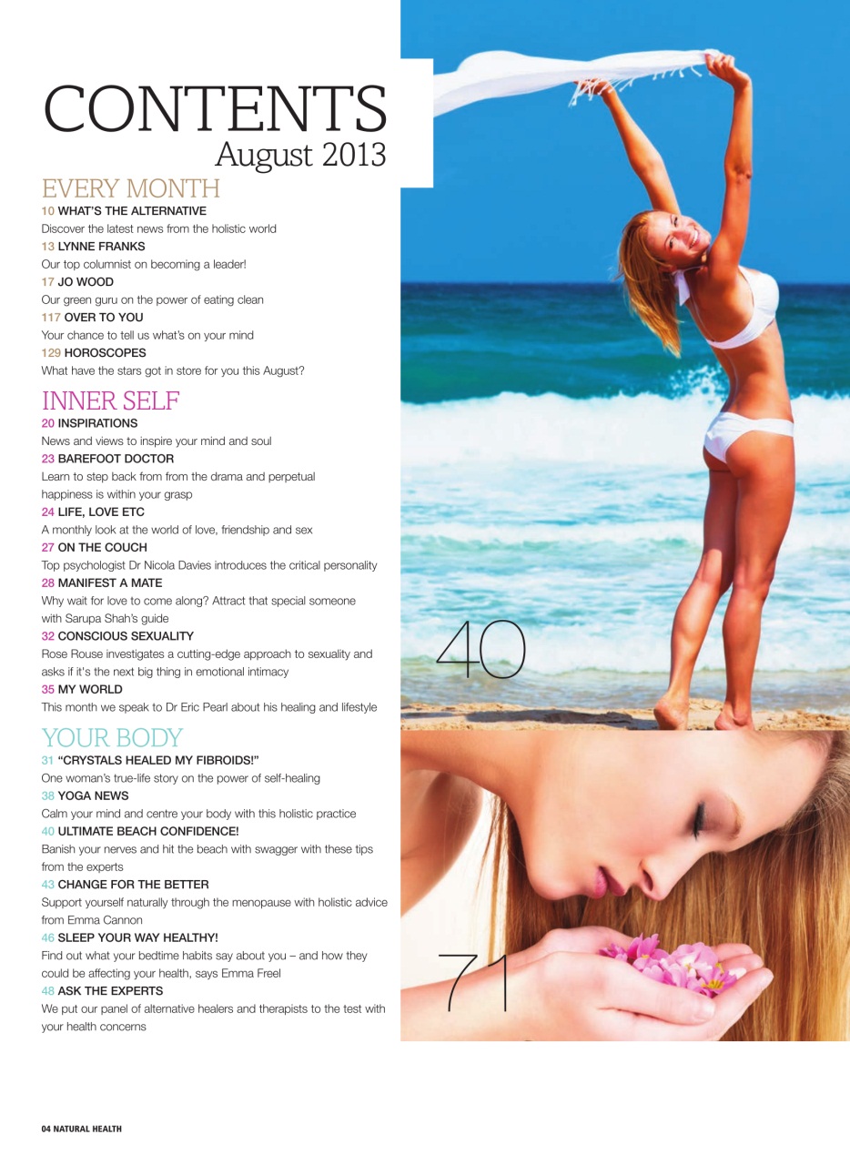 Natural Health Preview Pages