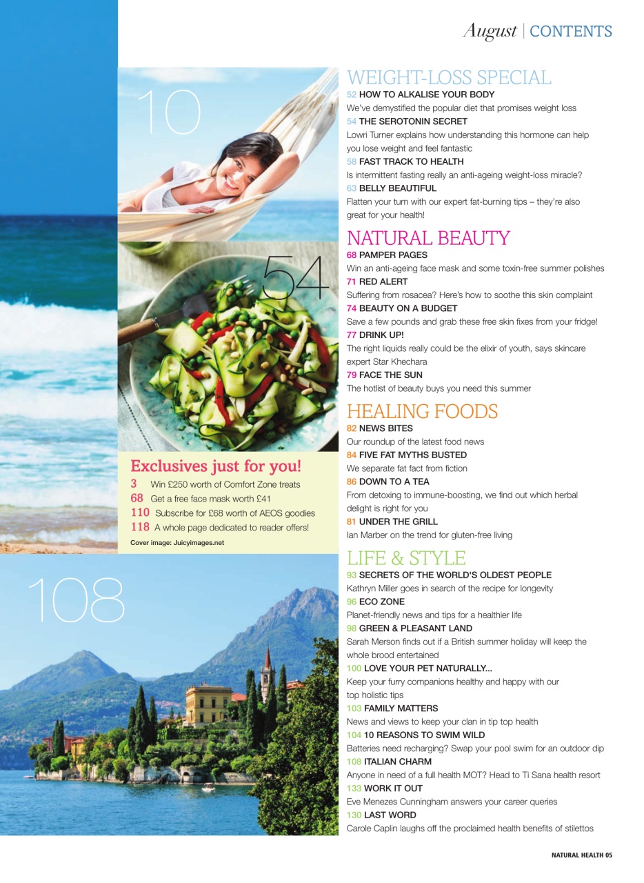 Natural Health Preview Pages