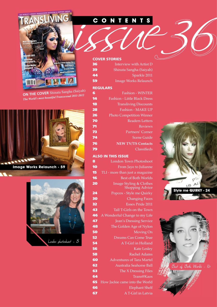 Transliving Magazine Preview Pages