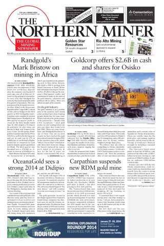 The Northern Miner issue Vol. 99 No. 49