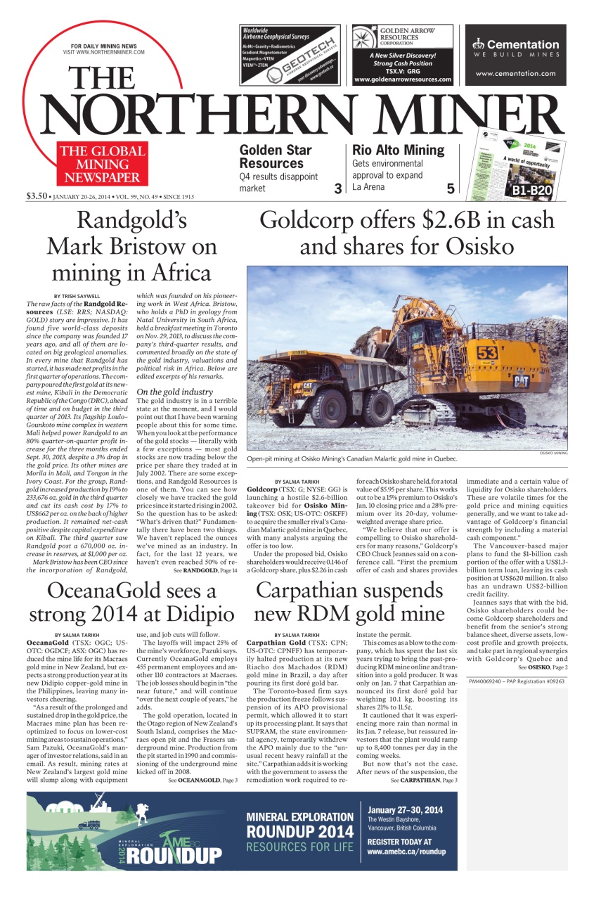 The Northern Miner Preview Pages