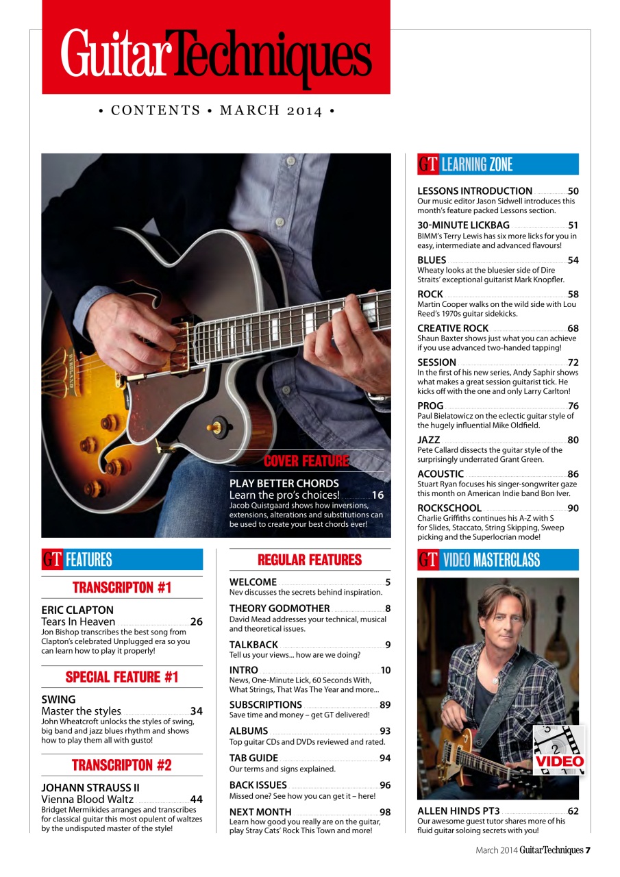 Guitar Techniques Preview Pages