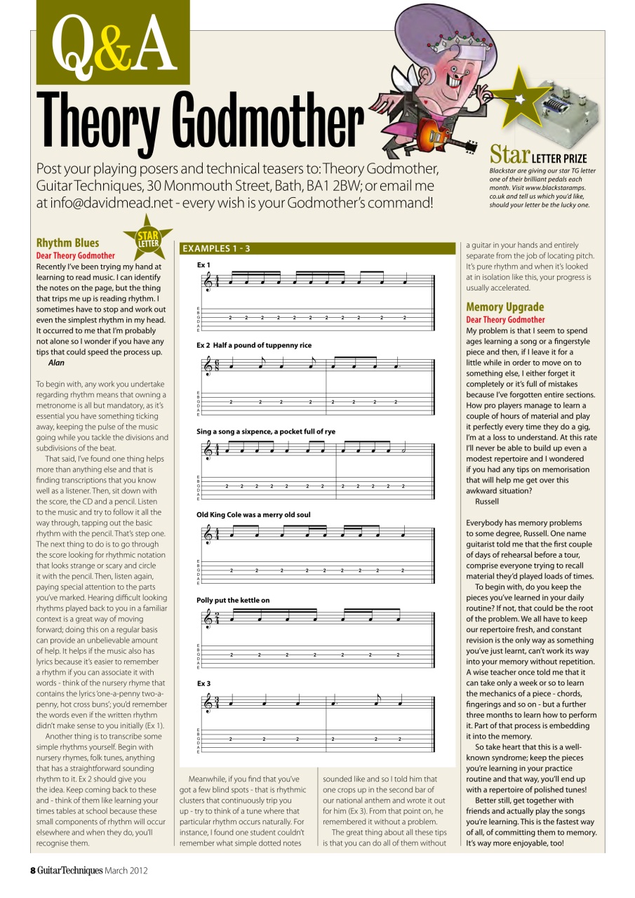 Guitar Techniques Preview Pages