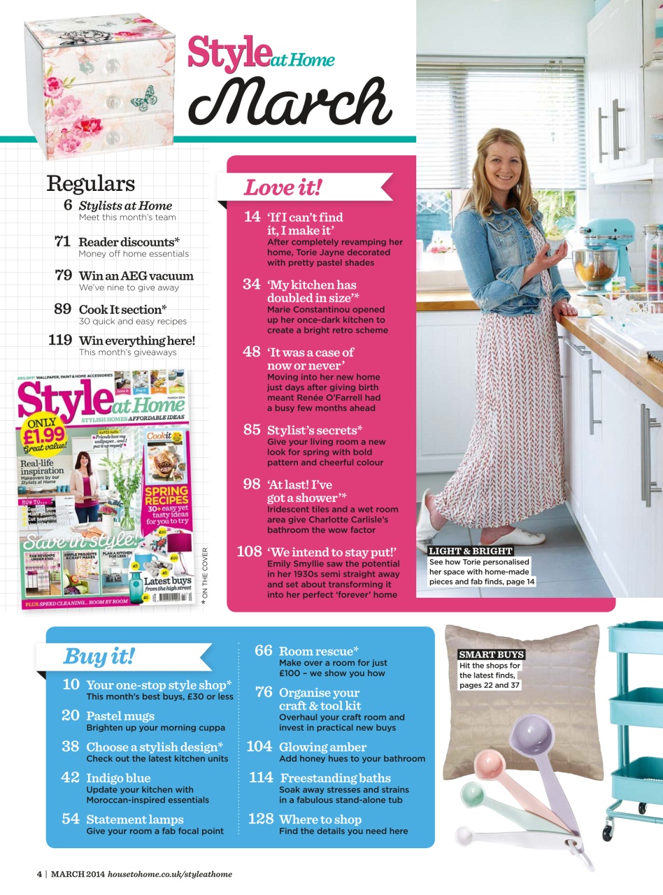 Style at Home Preview Pages