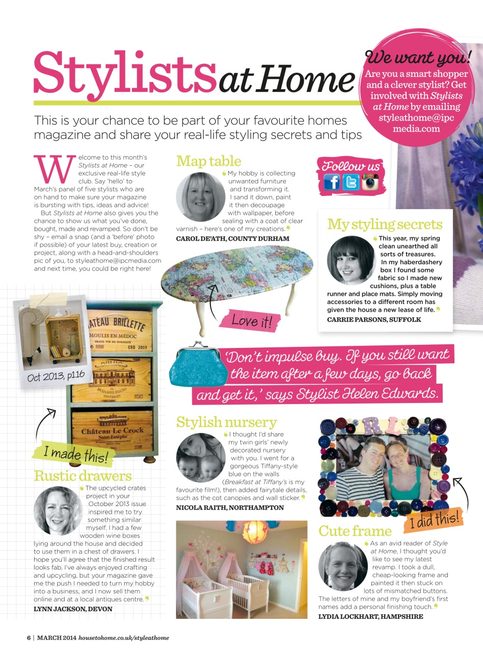Style at Home Preview Pages