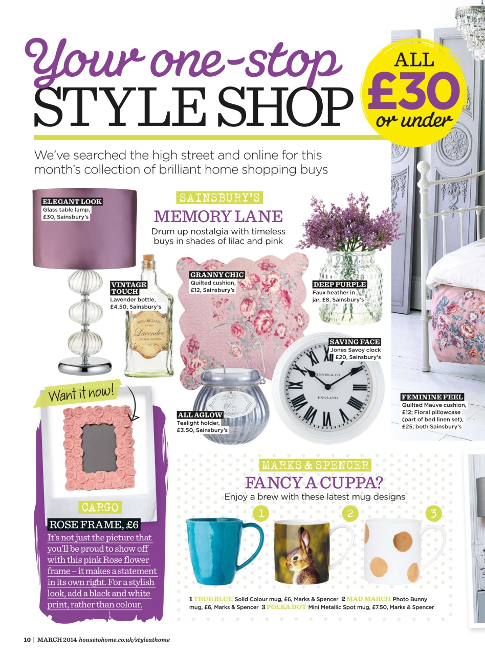 Style at Home Preview Pages