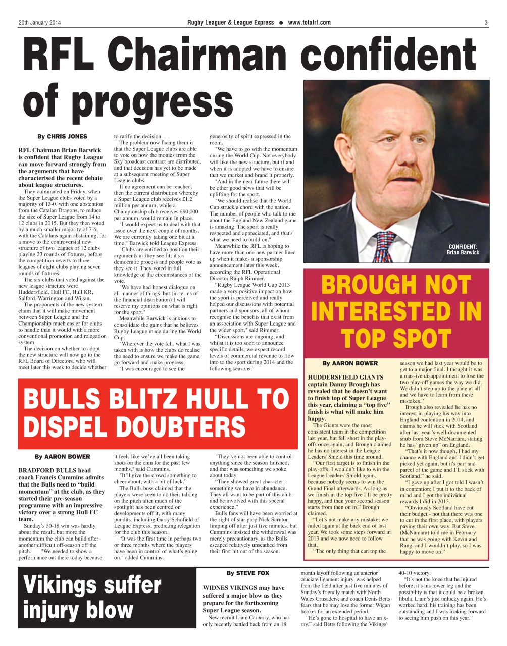 League Express Preview Pages