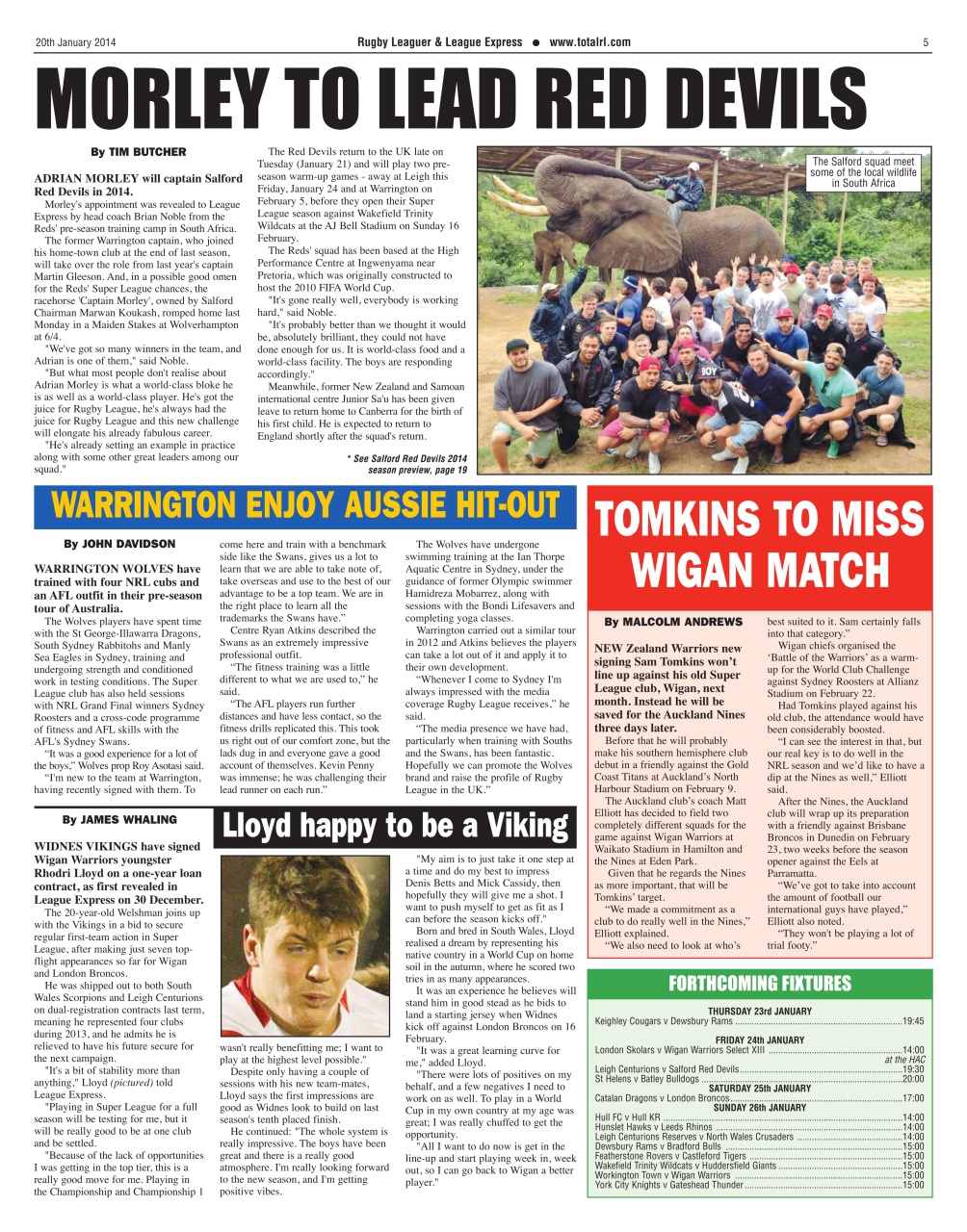 League Express Preview Pages