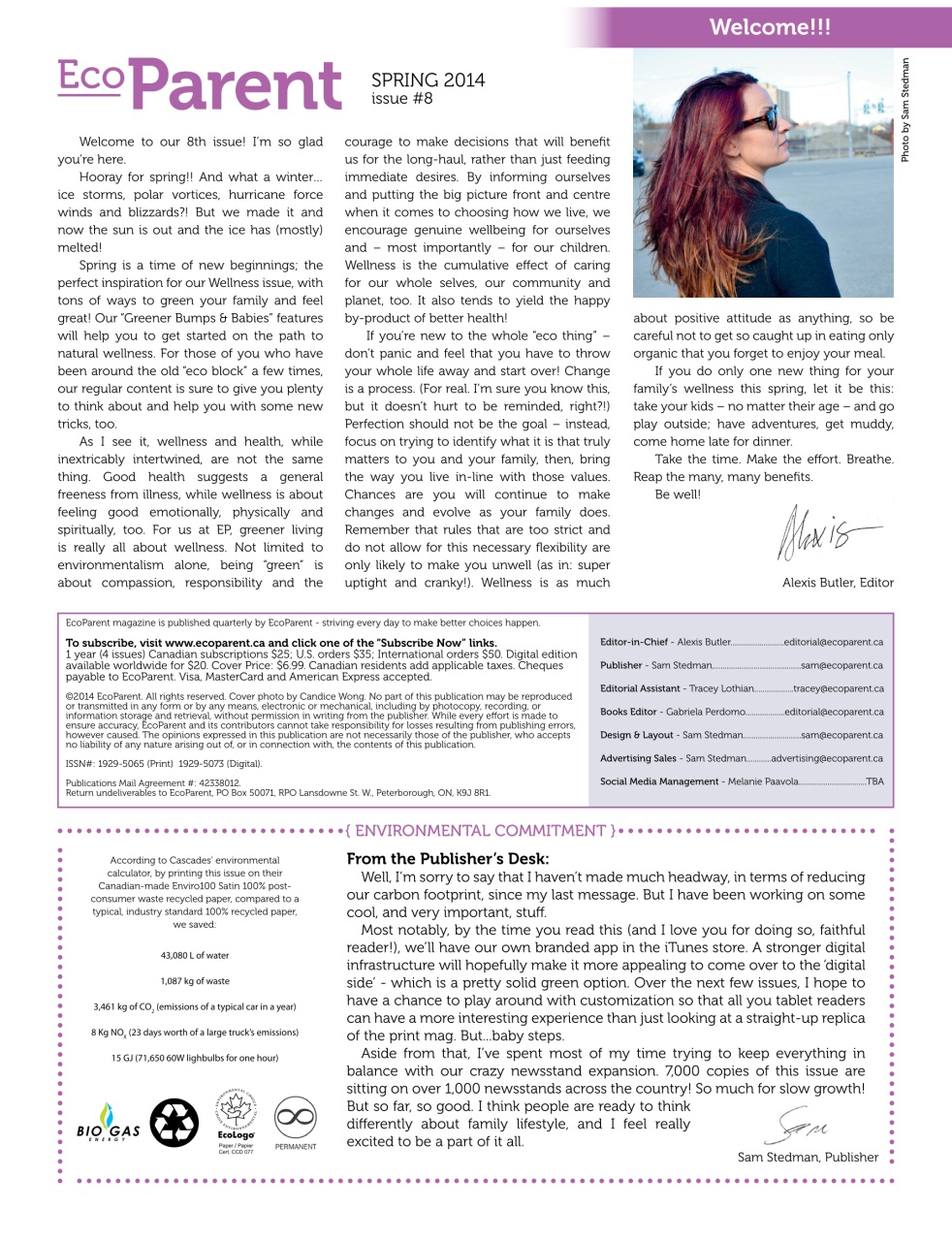 Ecoparent Magazine Preview Pages