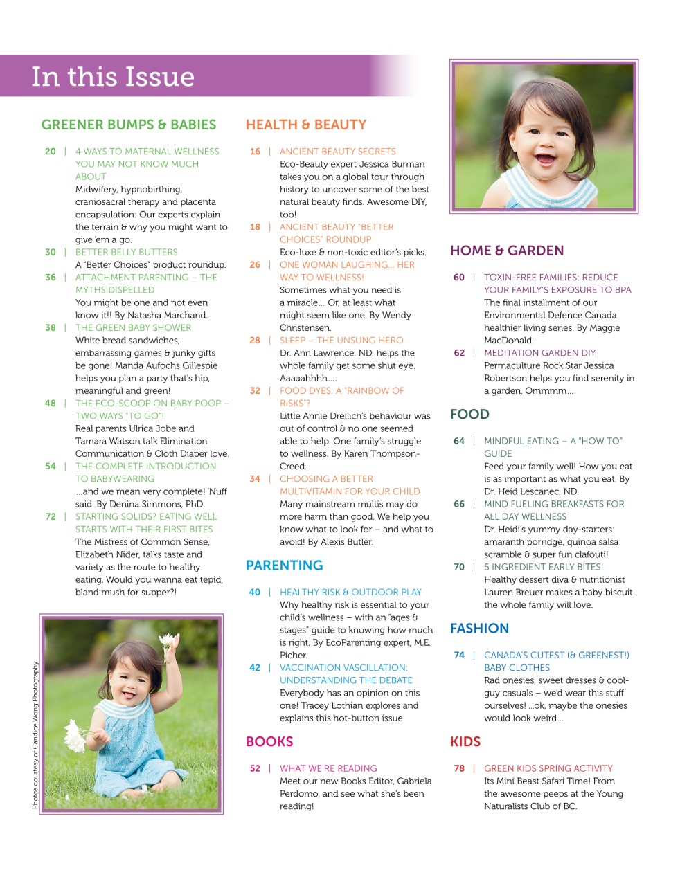 Ecoparent Magazine Preview Pages