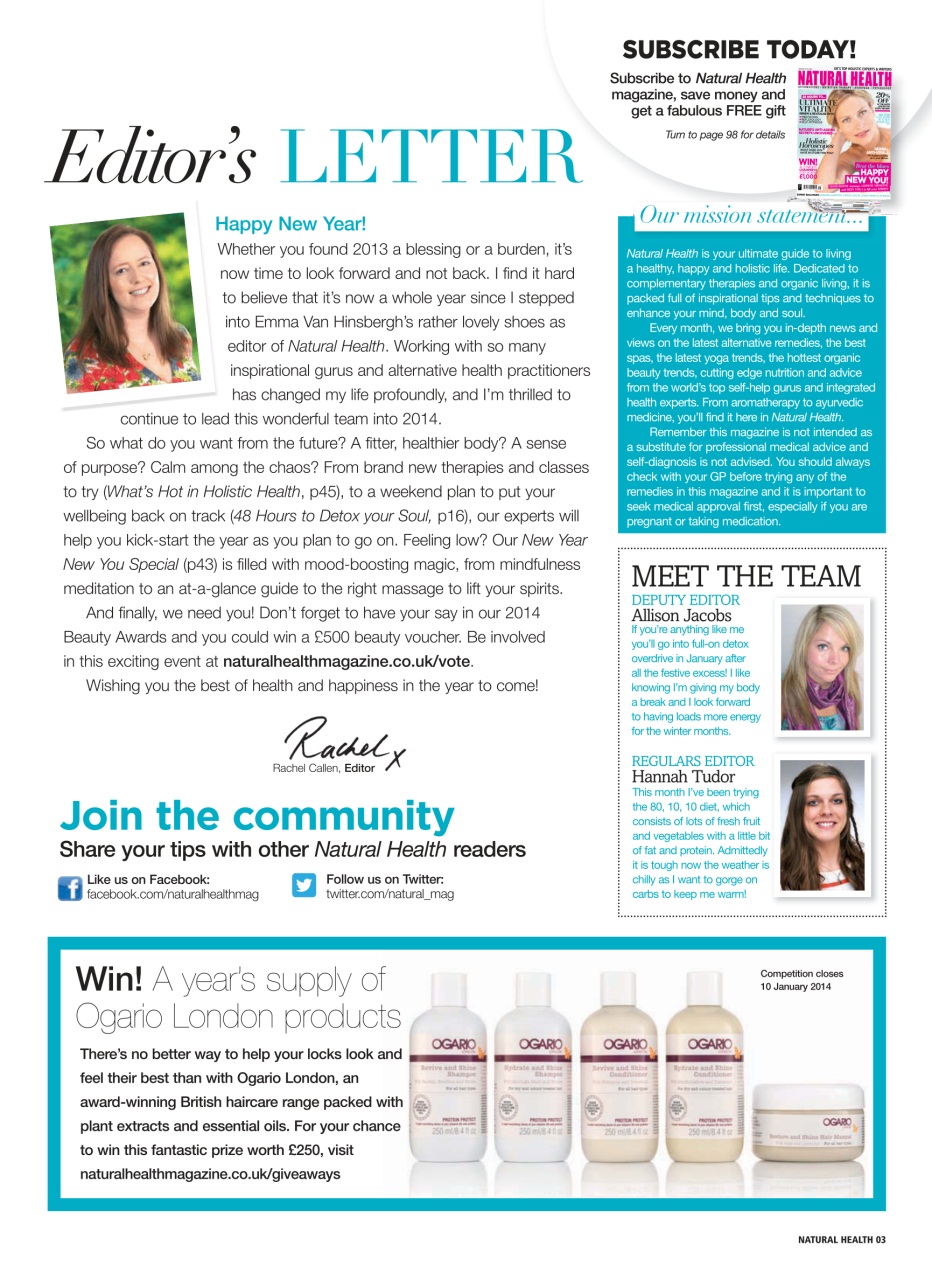 Natural Health Preview Pages