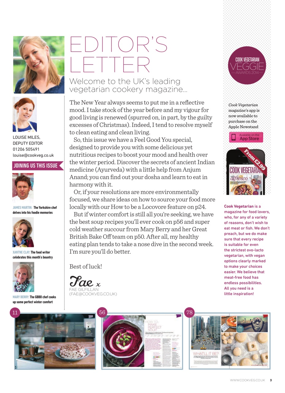 Veggie Magazine Preview Pages