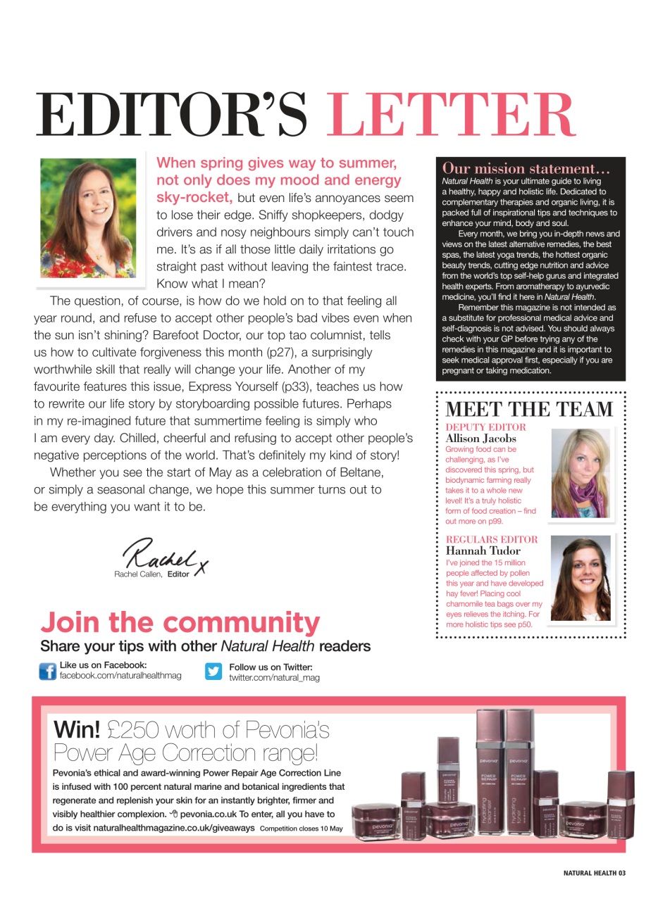 Natural Health Preview Pages