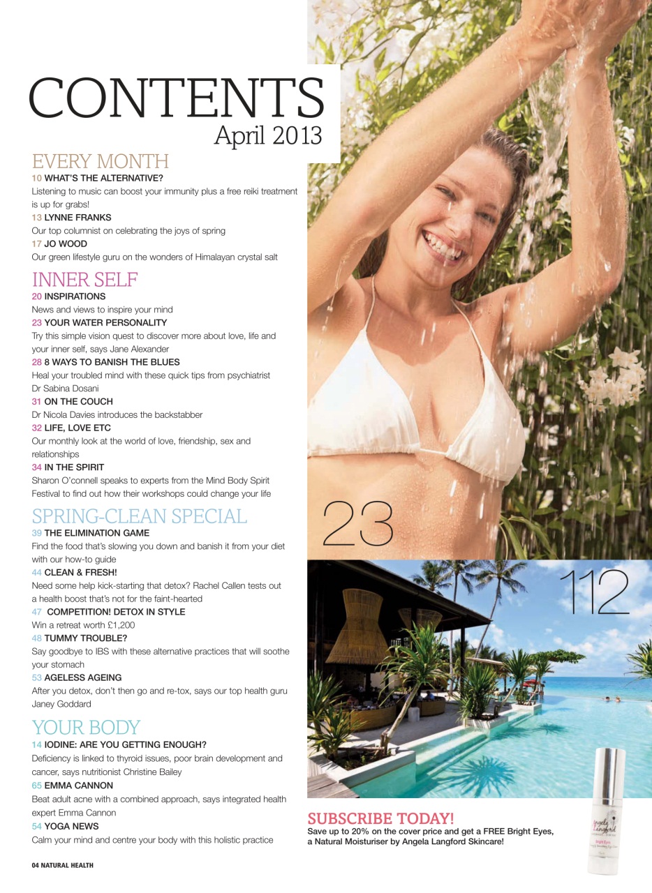 Natural Health Preview Pages