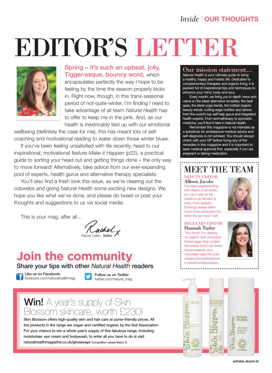 Natural Health Preview Pages