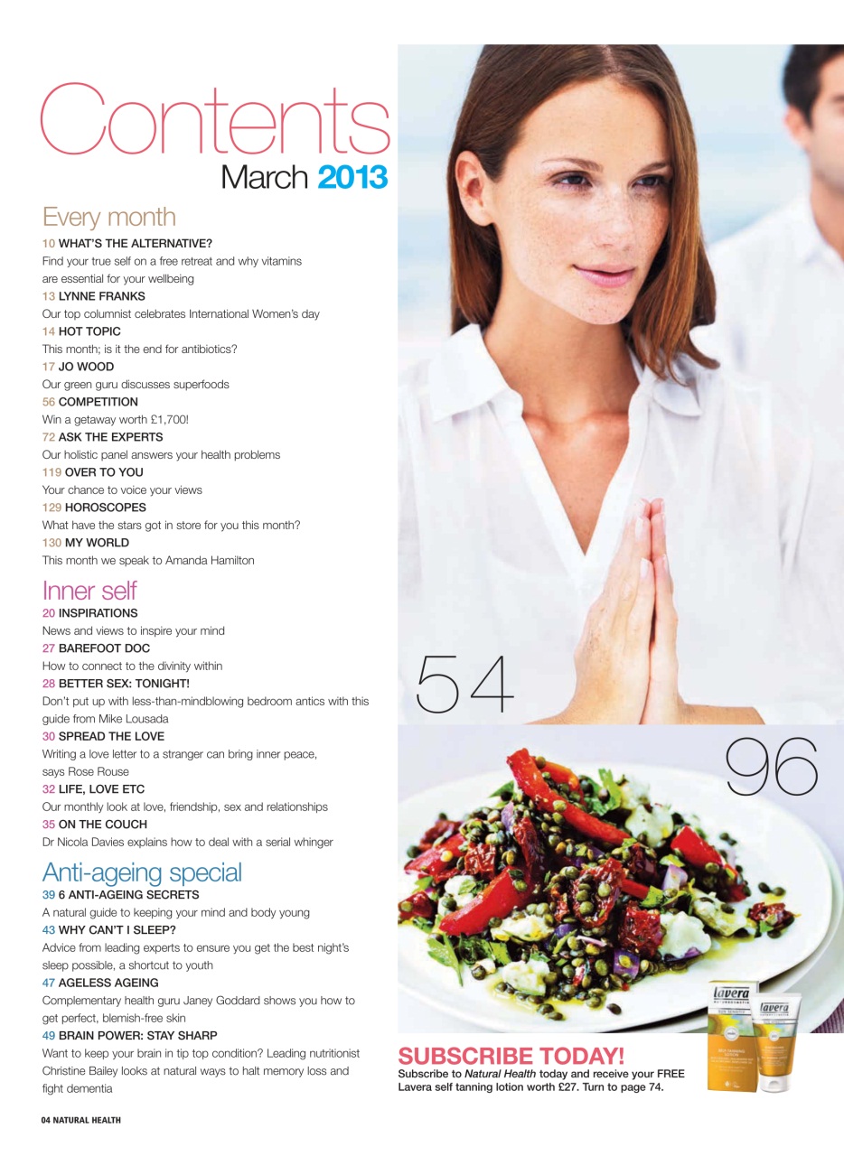 Natural Health Preview Pages