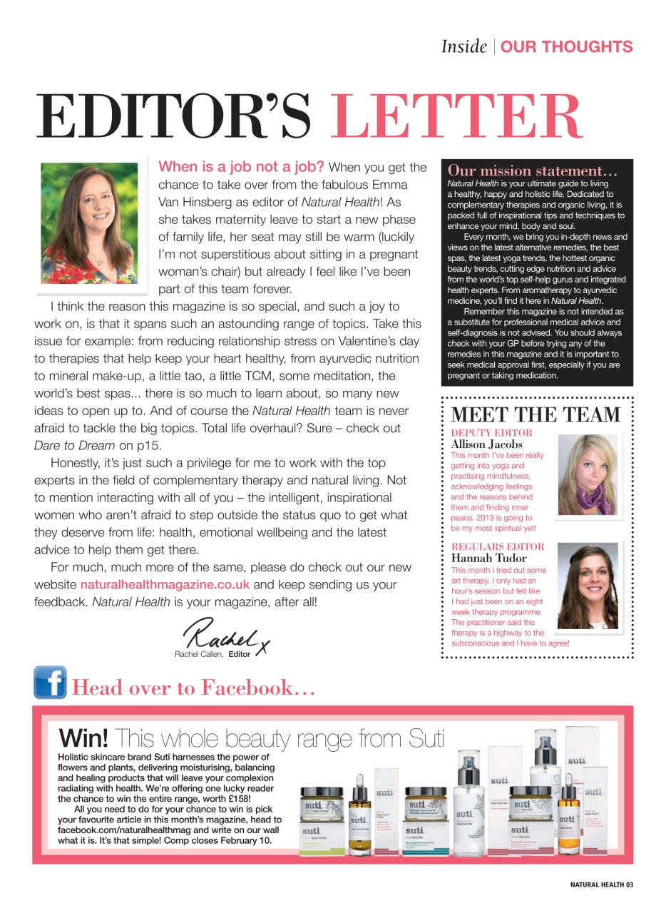 Natural Health Preview Pages