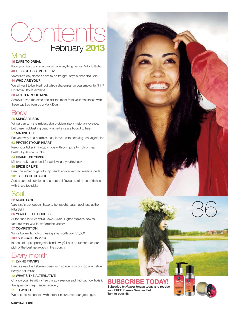 Natural Health Preview Pages