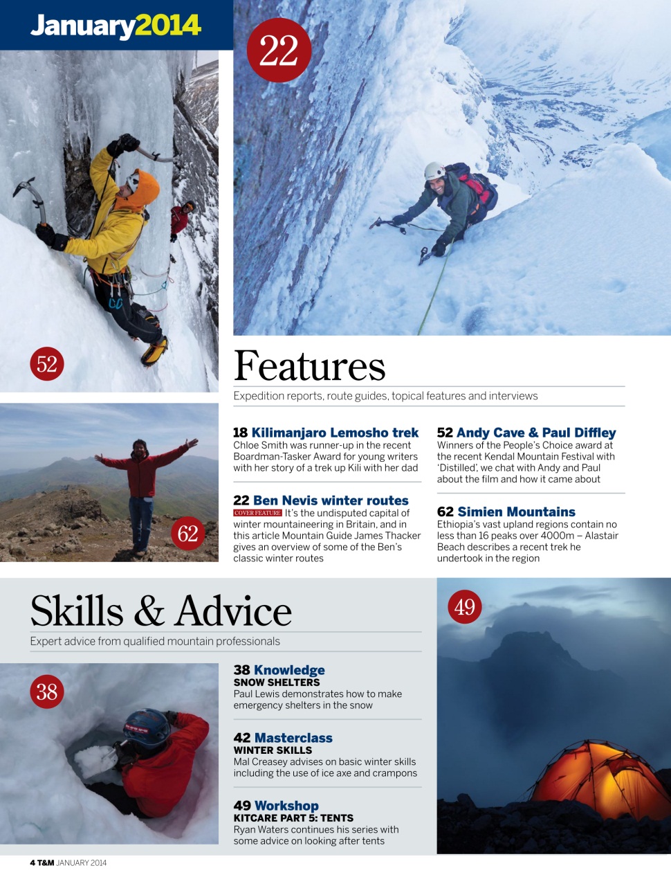 Trek & Mountain Magazine Preview Pages