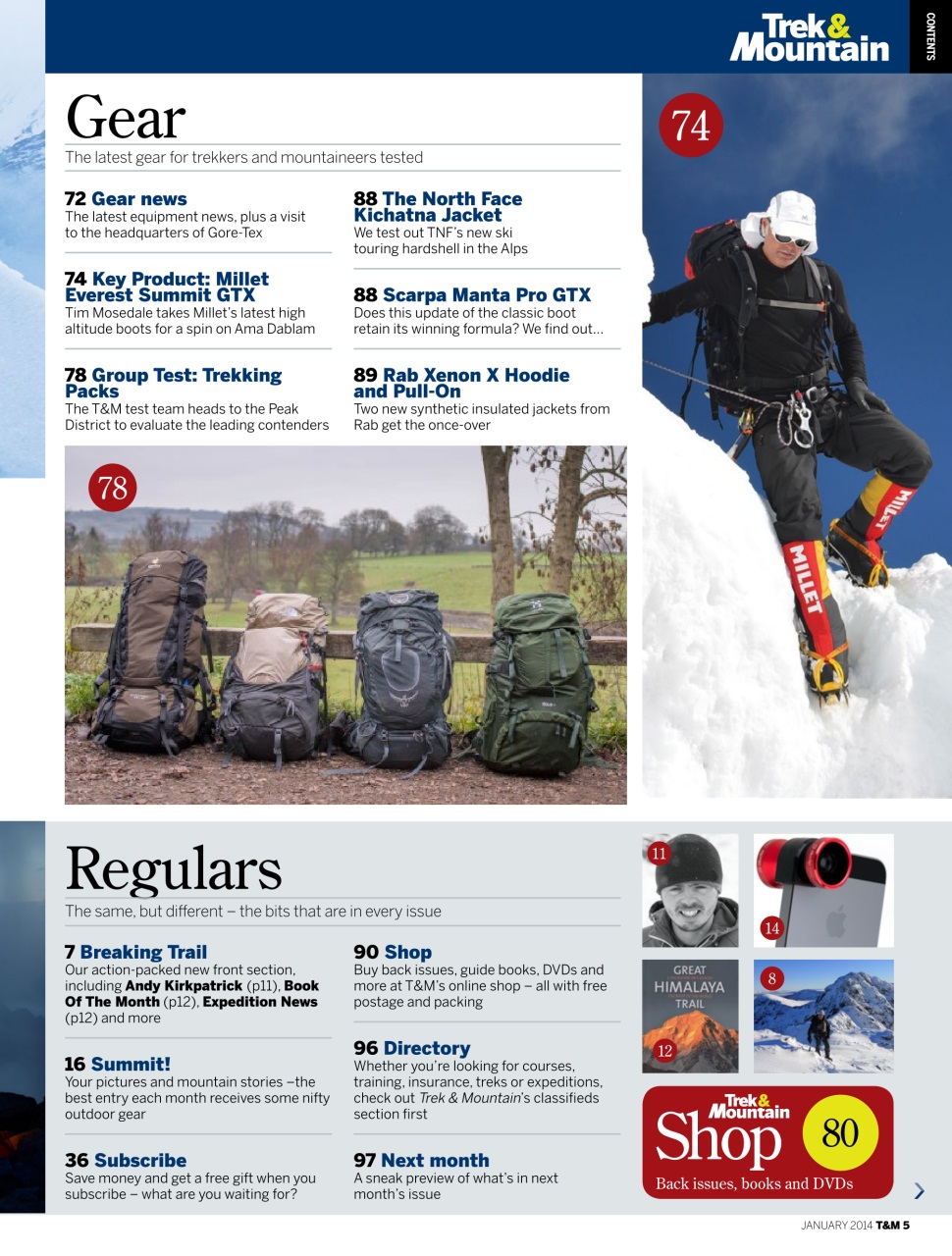 Trek & Mountain Magazine Preview Pages