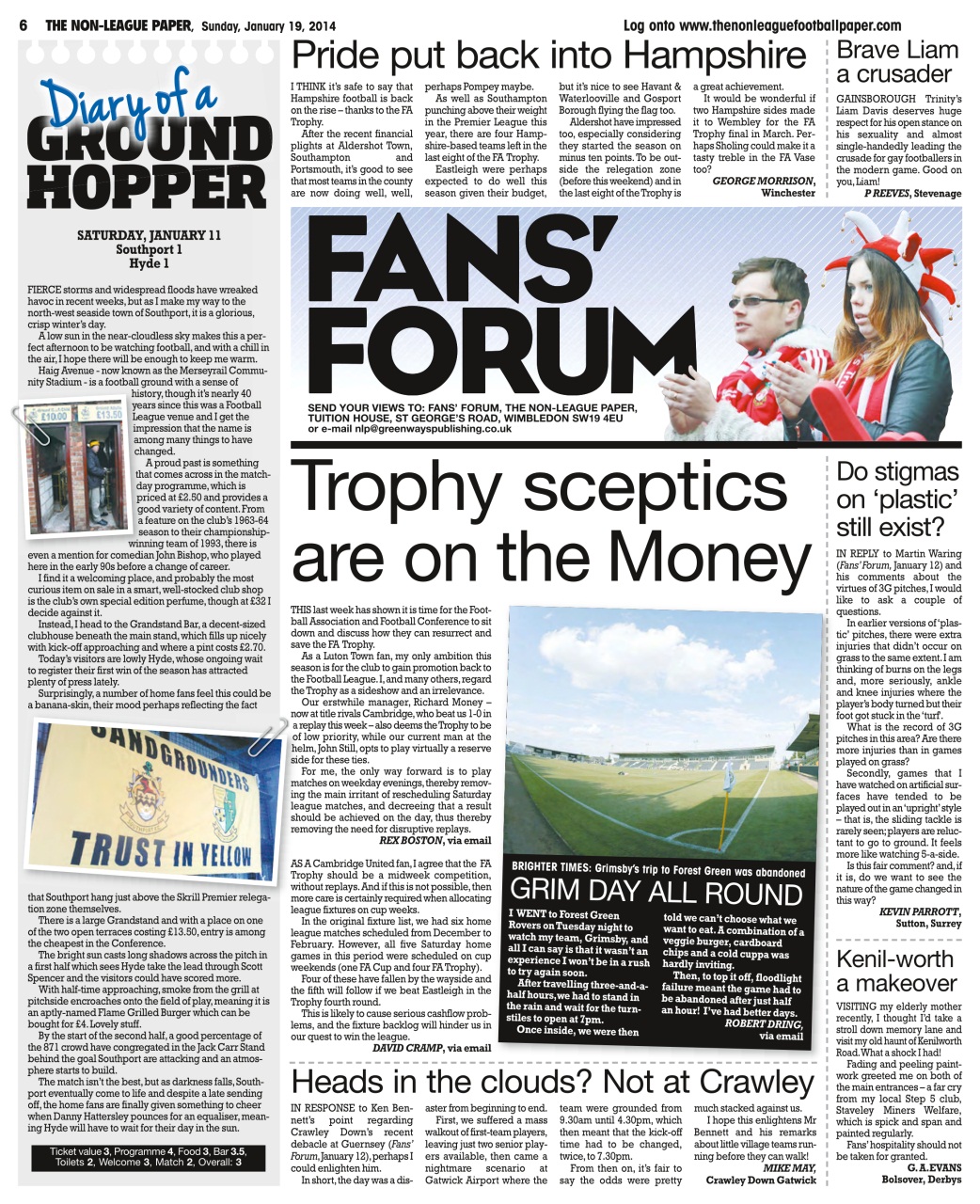 The Non-League Football Paper Preview Pages