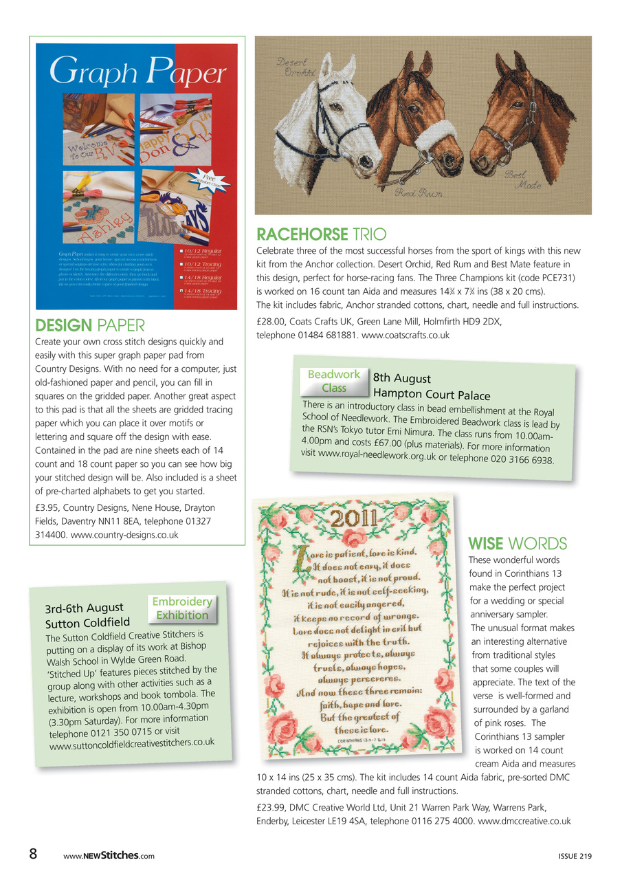 New Stitches Preview Pages