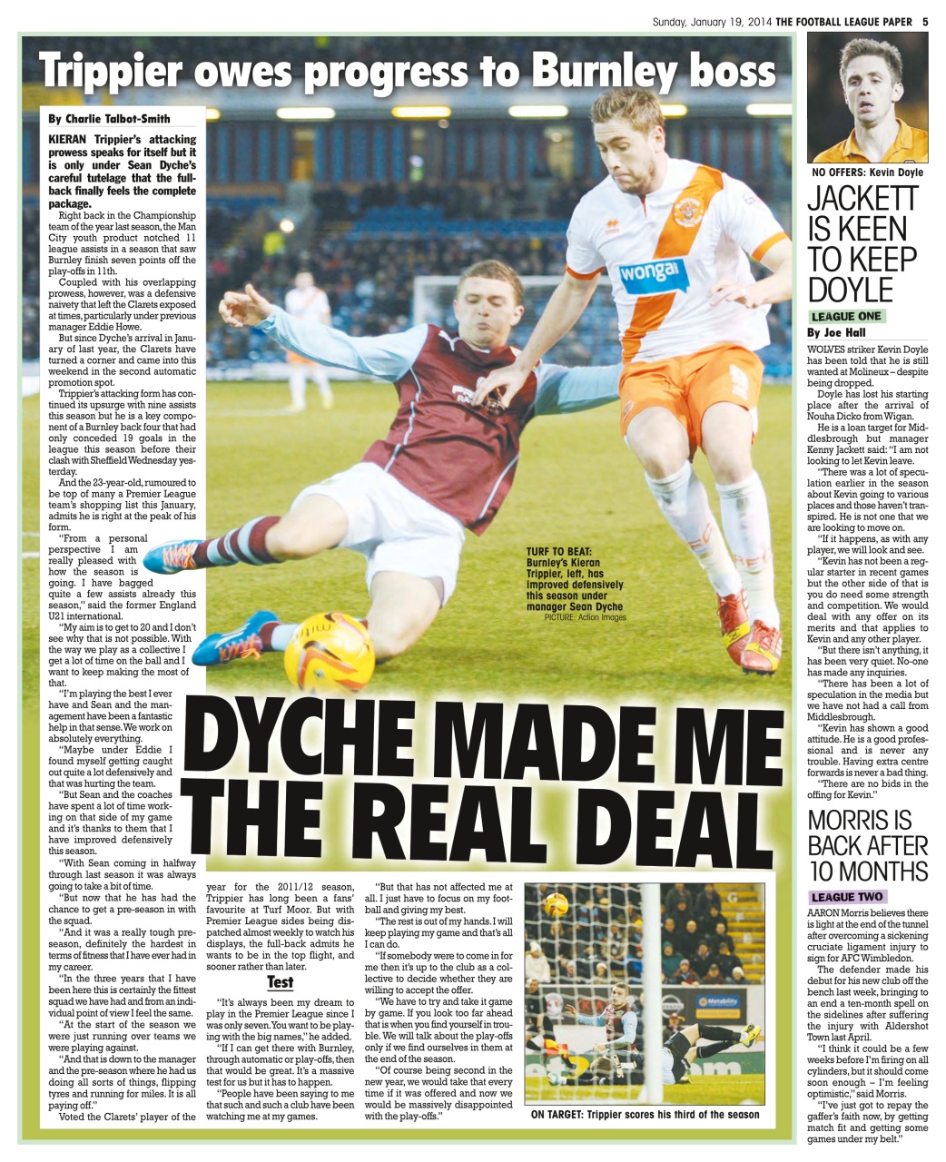 The Football League Paper Preview Pages