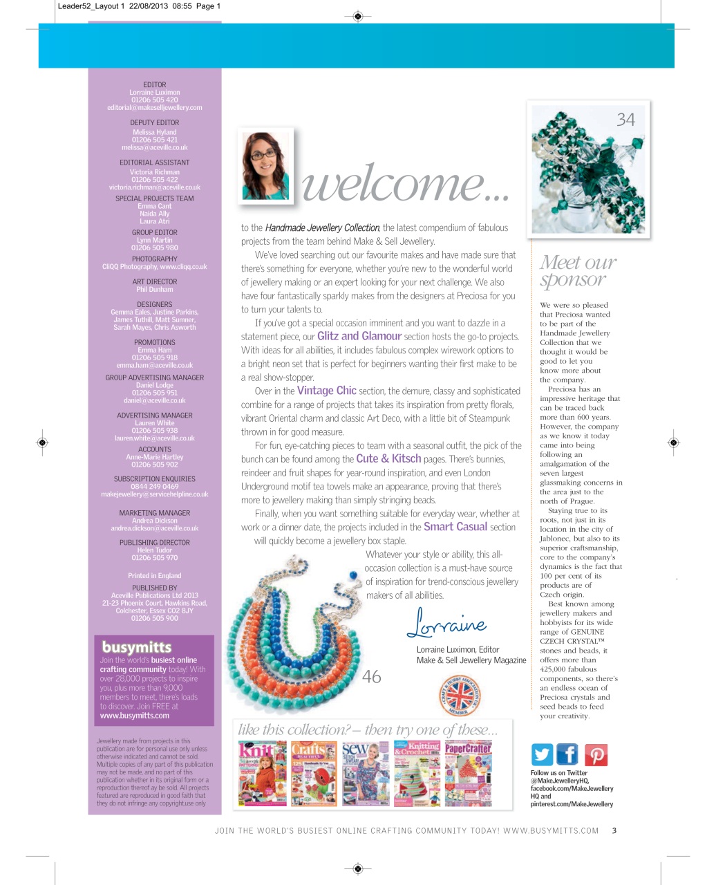 Crafts Beautiful Preview Pages