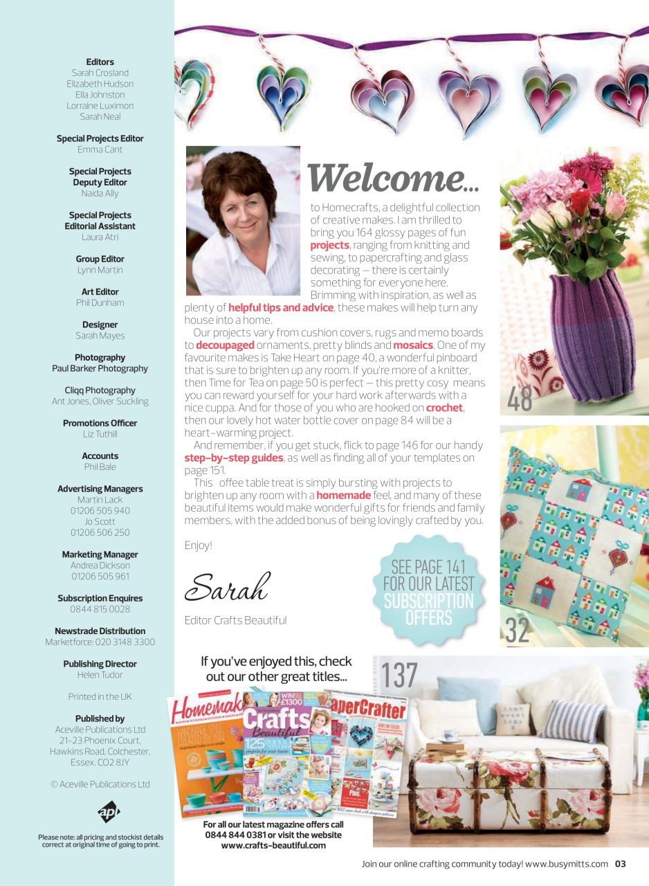 Crafts Beautiful Preview Pages