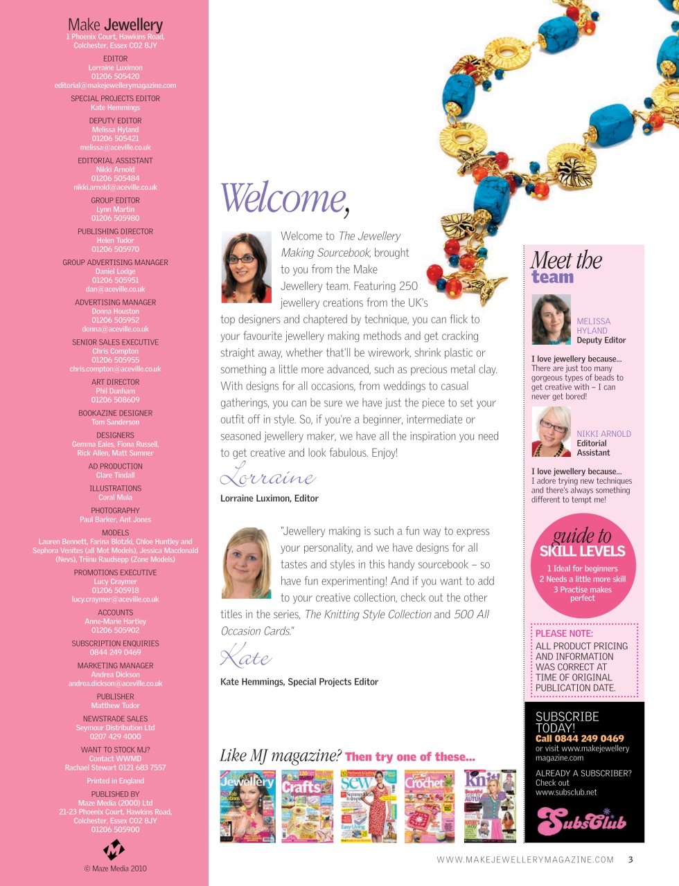 Crafts Beautiful Preview Pages