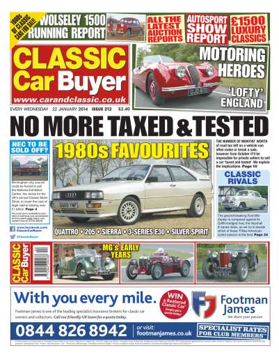 Classic Car Buyer issue 