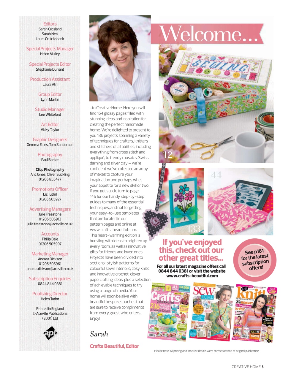 Crafts Beautiful Preview Pages