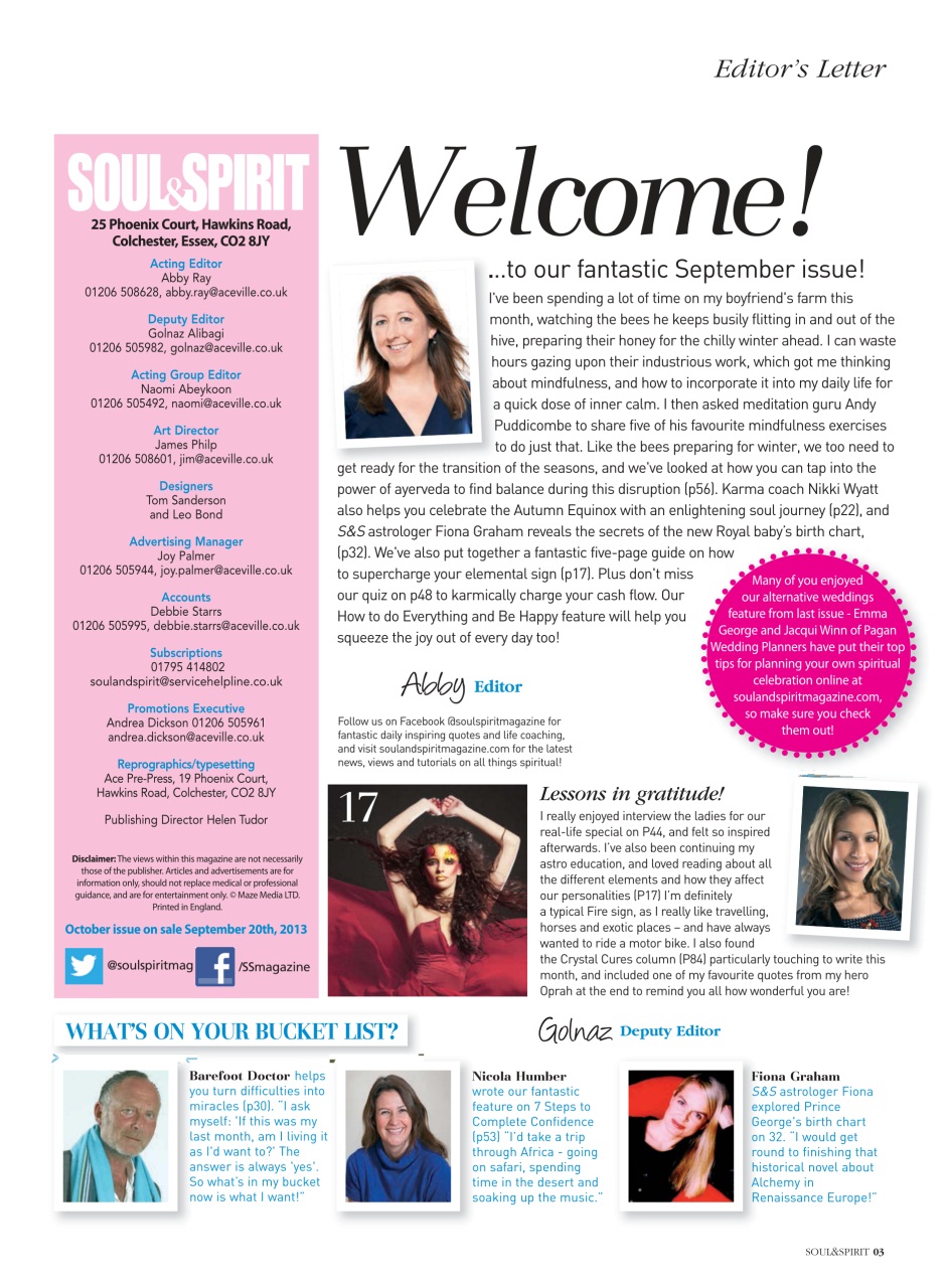 Soul & Spirit Preview Pages