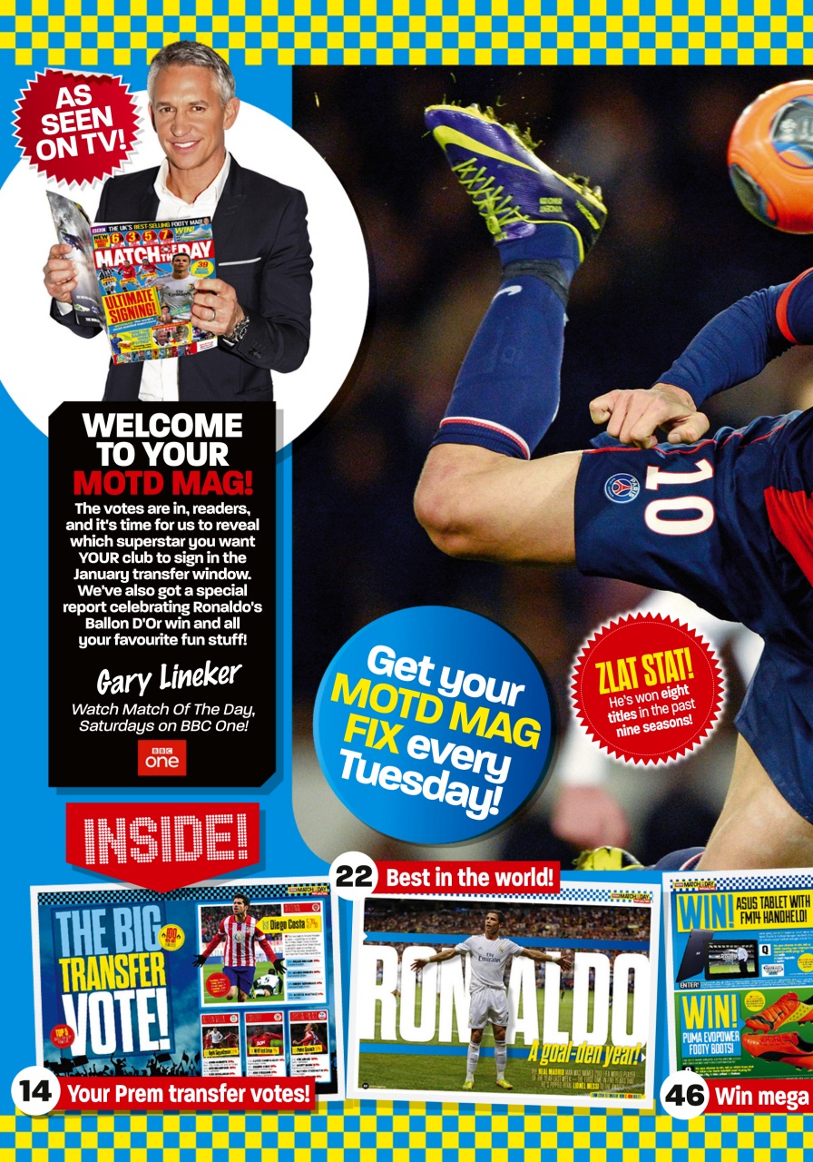 Match of the Day Preview Pages