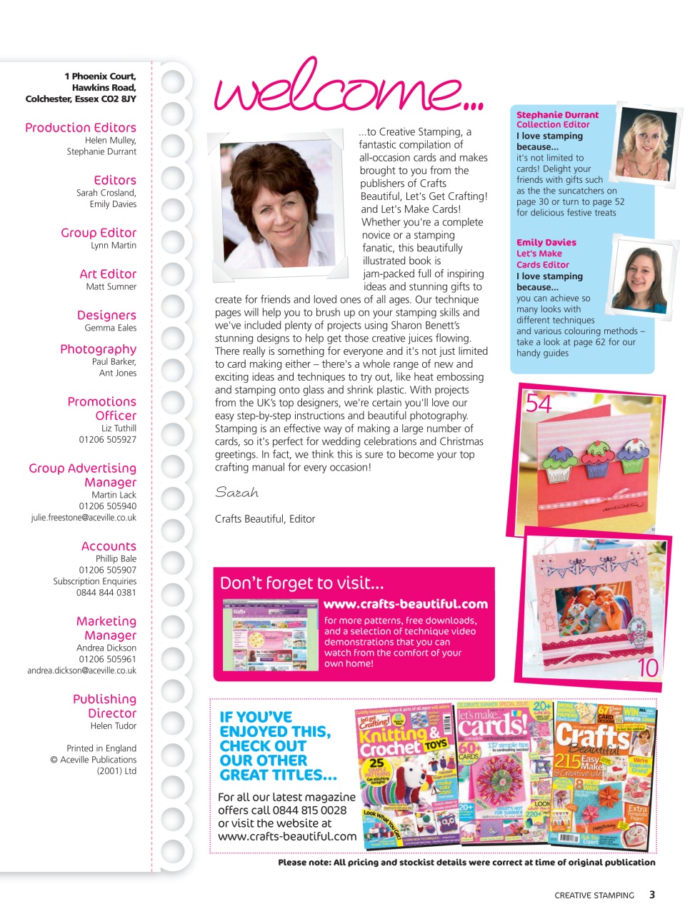 Crafts Beautiful Preview Pages