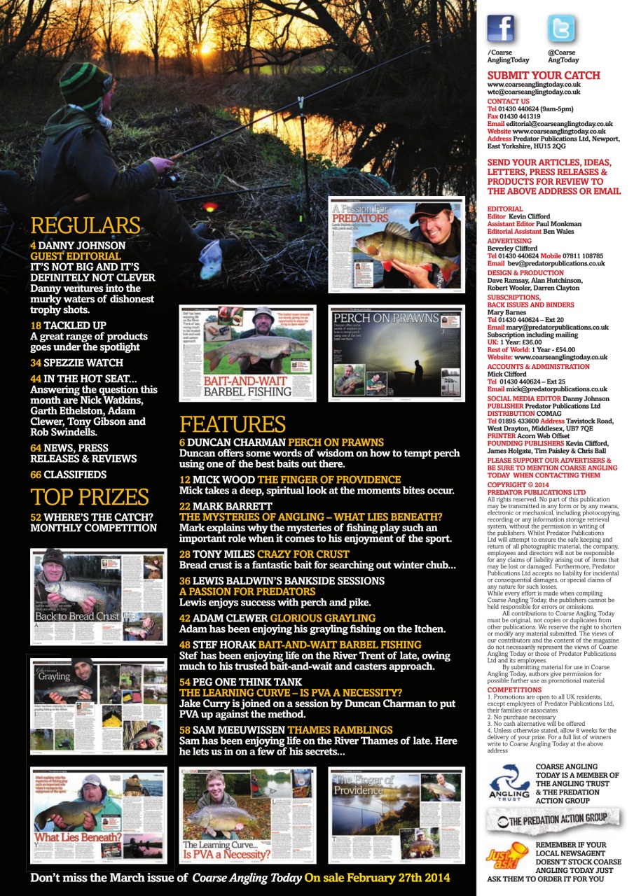 Coarse Angling Today Preview Pages