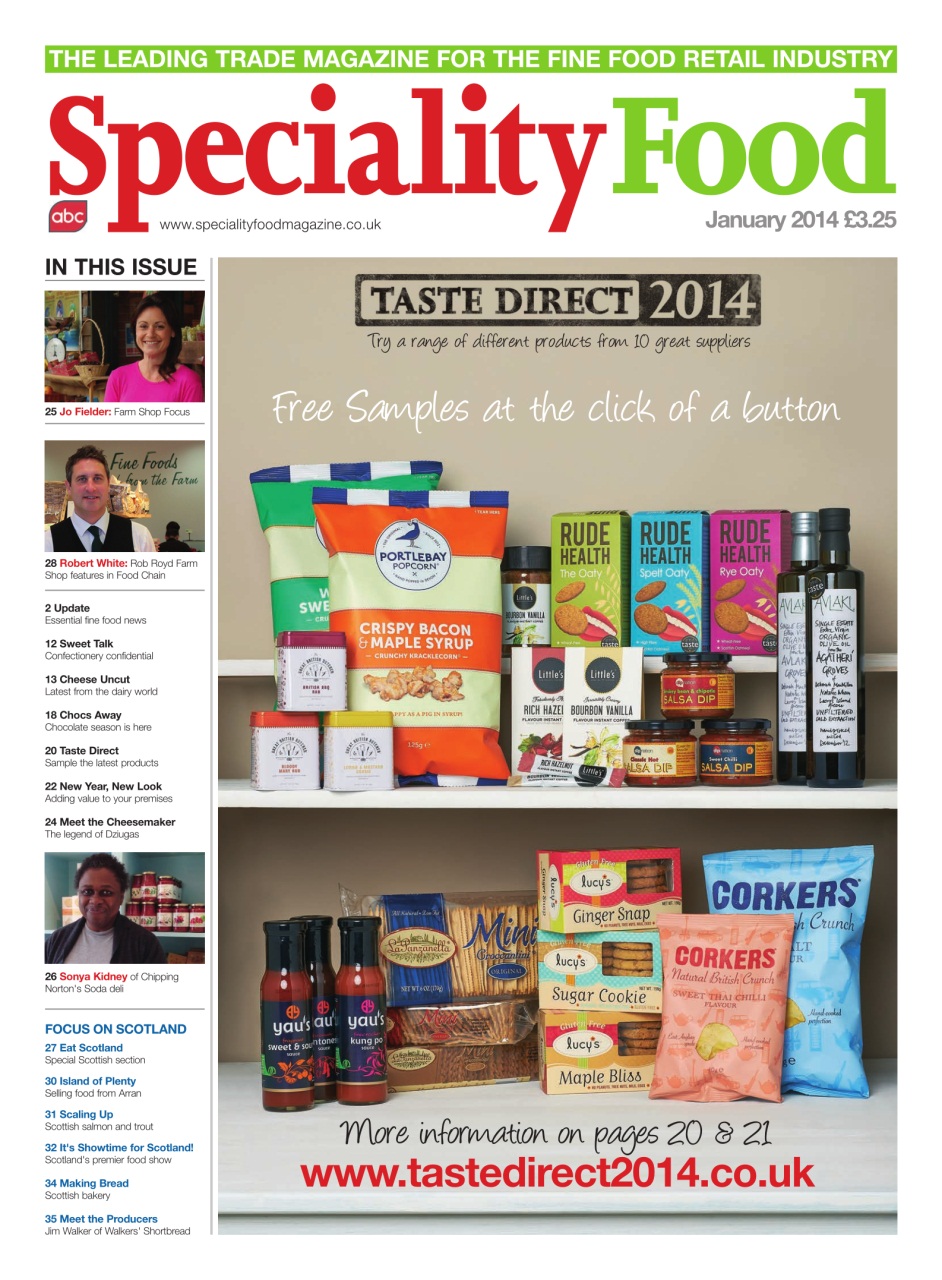 Speciality Food Preview Pages