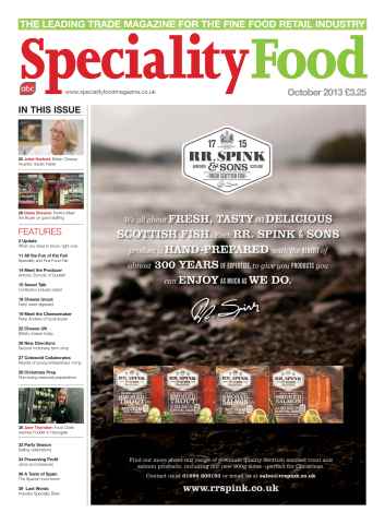 Speciality Food issue October 2013