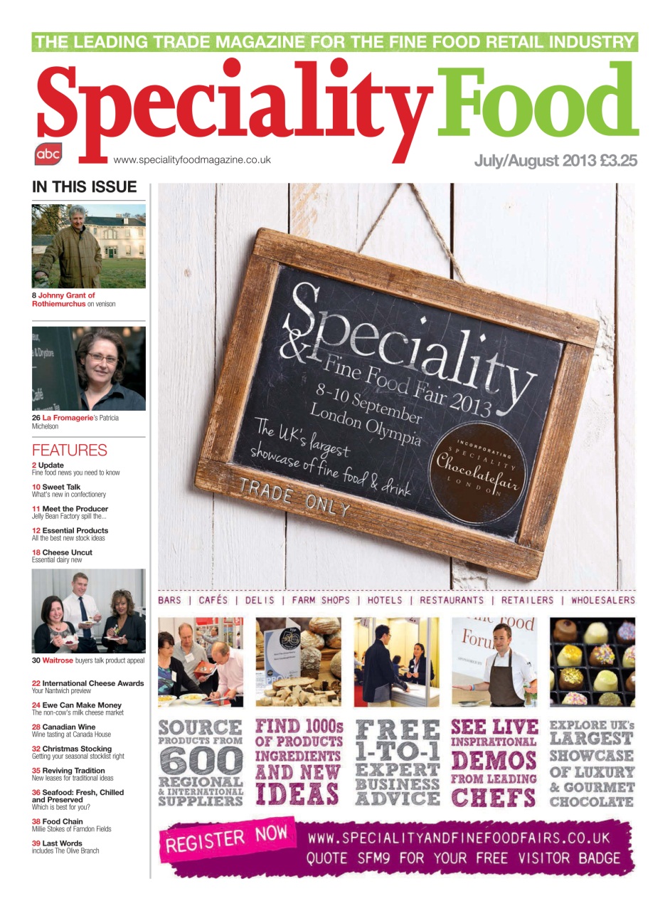 Speciality Food Preview Pages