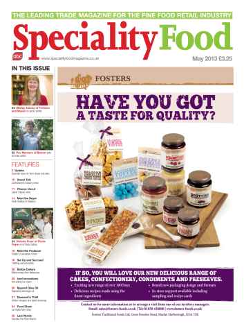 Speciality Food issue April/May 2013