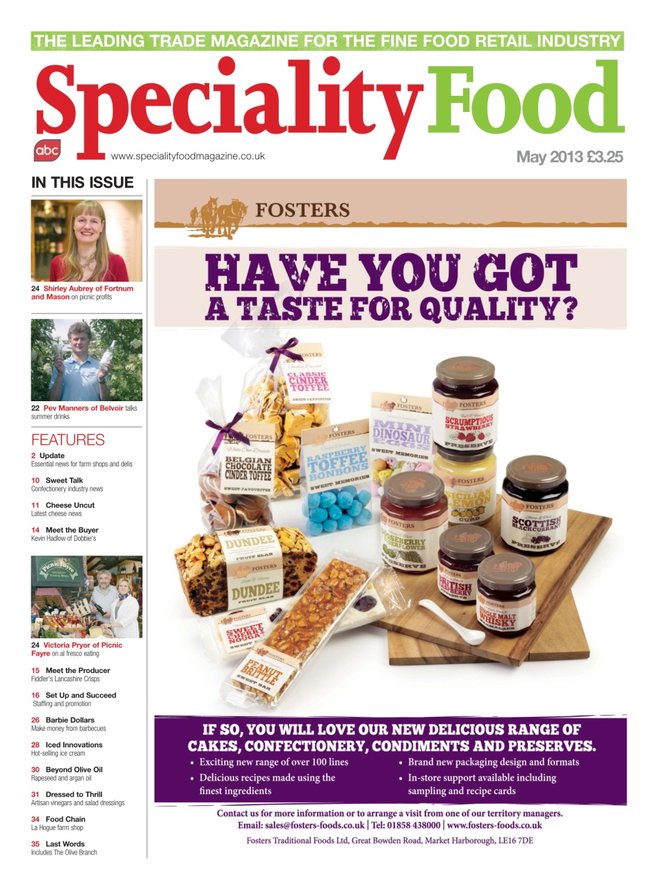 Speciality Food Preview Pages