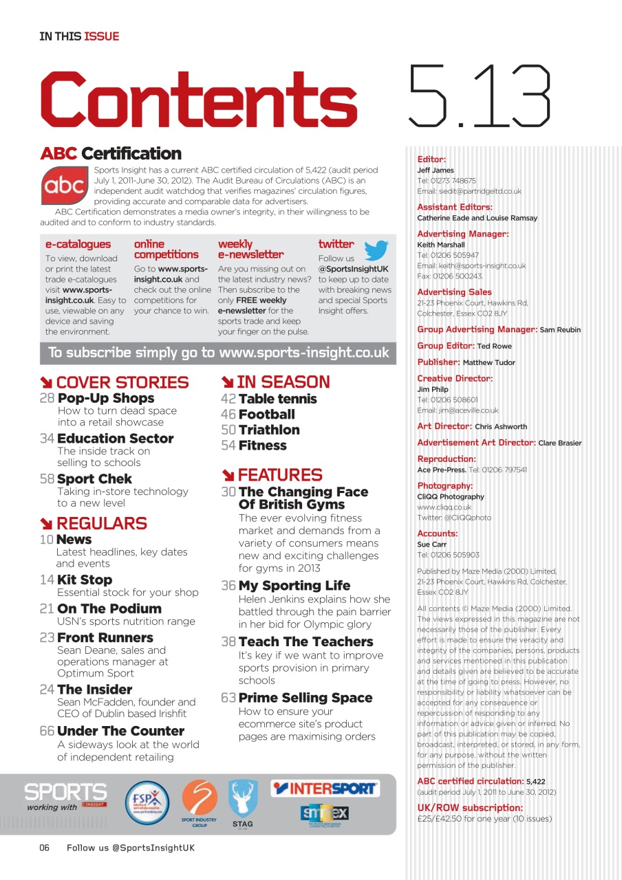 Sports Insight Preview Pages