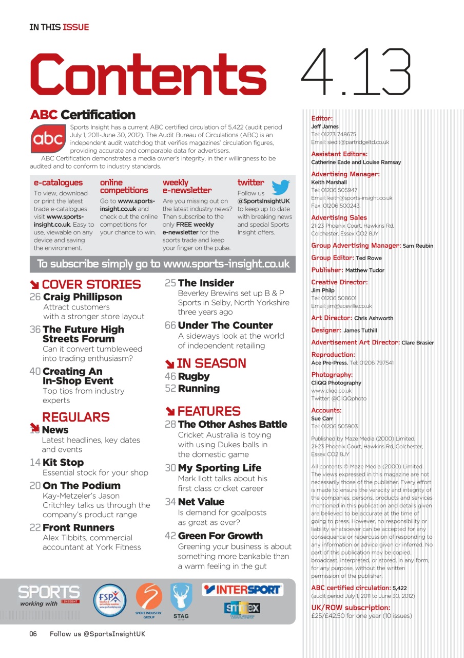 Sports Insight Preview Pages