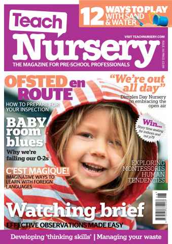 Teach Early Years issue Volume 3 No.6