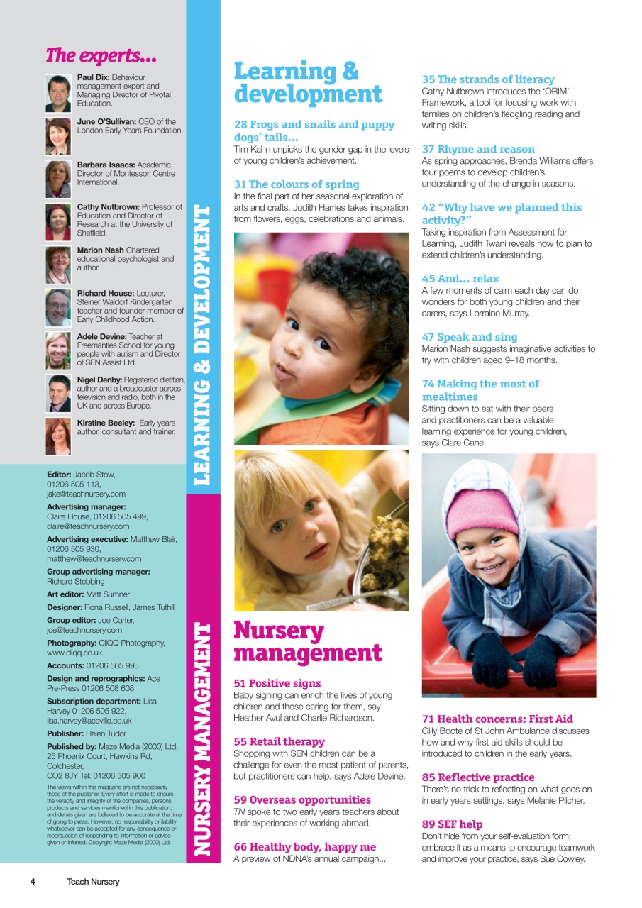 Teach Early Years Preview Pages