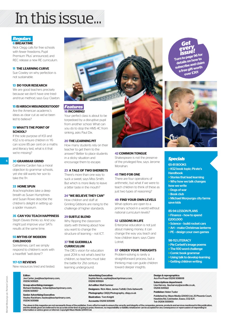 Teach Primary Preview Pages