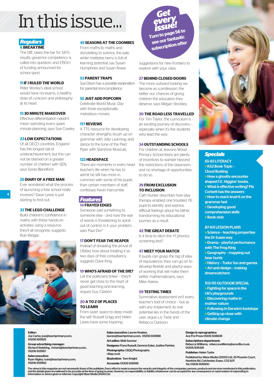 Teach Primary Preview Pages