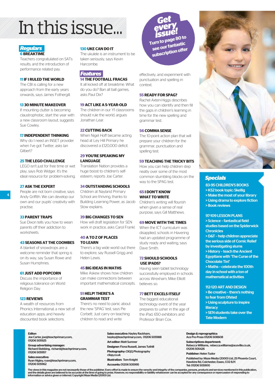 Teach Primary Preview Pages