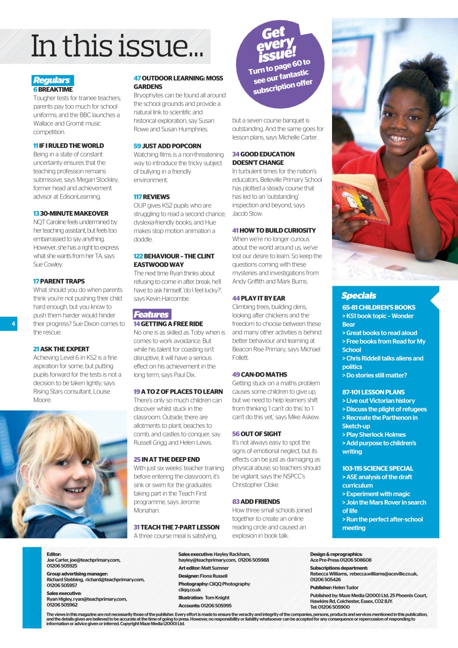 Teach Primary Preview Pages