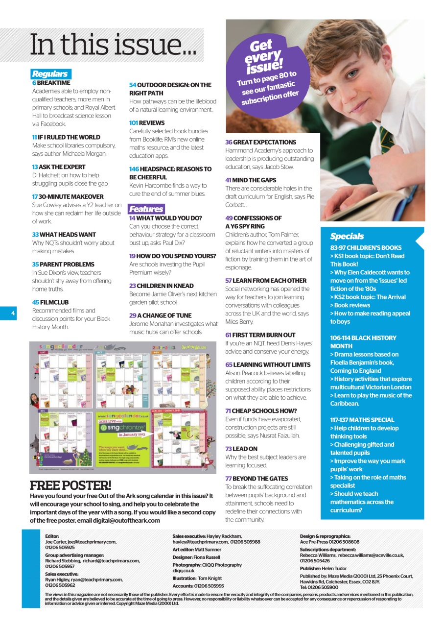 Teach Primary Preview Pages